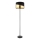 Globo - Lattialamppu 1xE27/60W/230V halkaisija 35 cm musta/kulta
