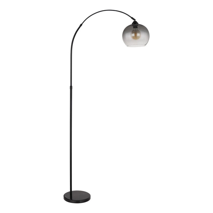 Globo - Lattialamppu 1xE27/60W/230V musta
