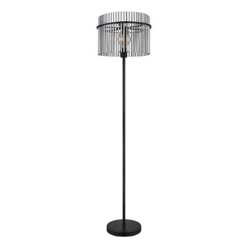 Globo - Lattialamppu 1xE27/60W/230V musta