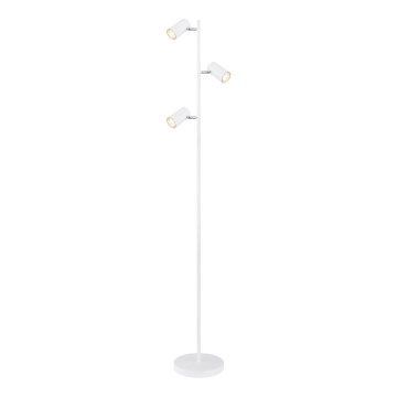 Globo - Lattialamppu 3xGU10/5W/230V valkoinen