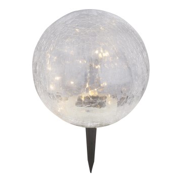 Globo - LED aurinkokäyttöinen lamppu 20xLED/0,06W/3,2V halkaisija 19,5 cm IP44 600 mAh