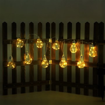 Globo - LED-aurinkoketju 10xLED/0,06W/3,2V 380 cm IP44