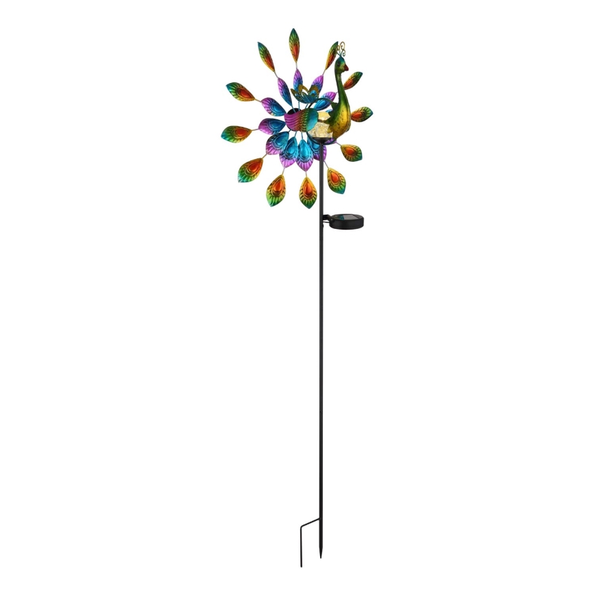 Globo - LED aurinkokoriste LED/0,06W/3V IP44 300 mAh riikinkukko