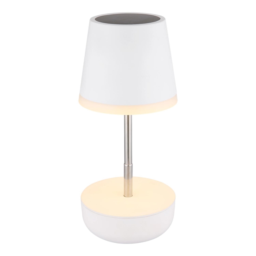 Globo - LED-aurinkolamppu 10xLED/0,06W/3V IP44 valkoinen