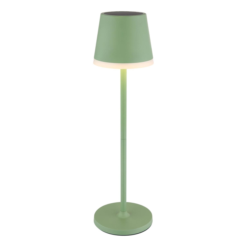 Globo - LED-aurinkovalaistus LED/0,06W/3V 3000K IP44 vihreä