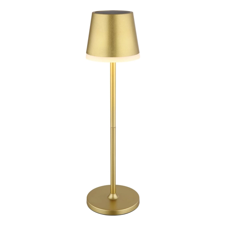 Globo - LED-aurinkovalaistus LED/0,6W/3V 3000K IP44 kulta
