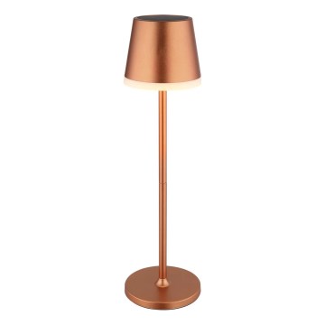 Globo - LED-aurinkovalaistus LED/0,6W/3V 3000K IP44 kupari
