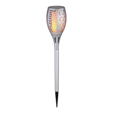 Globo - LED-aurinkovalaistus LED/3,6W/3V 1800K IP44 kiiltävä kromi