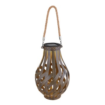 Globo - LED aurinkovalo LED/0,06W/3V IP44 bambu