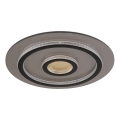 Globo - LED-himennettävä kattovalaisin LED/40W/230V 3000-6500K halkaisija 45 cm musta + kaukosäädin