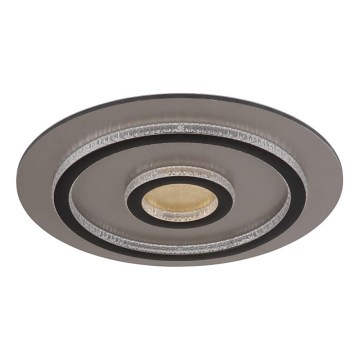 Globo - LED-himennettävä kattovalaisin LED/40W/230V 3000-6500K halkaisija 45 cm musta + kaukosäädin