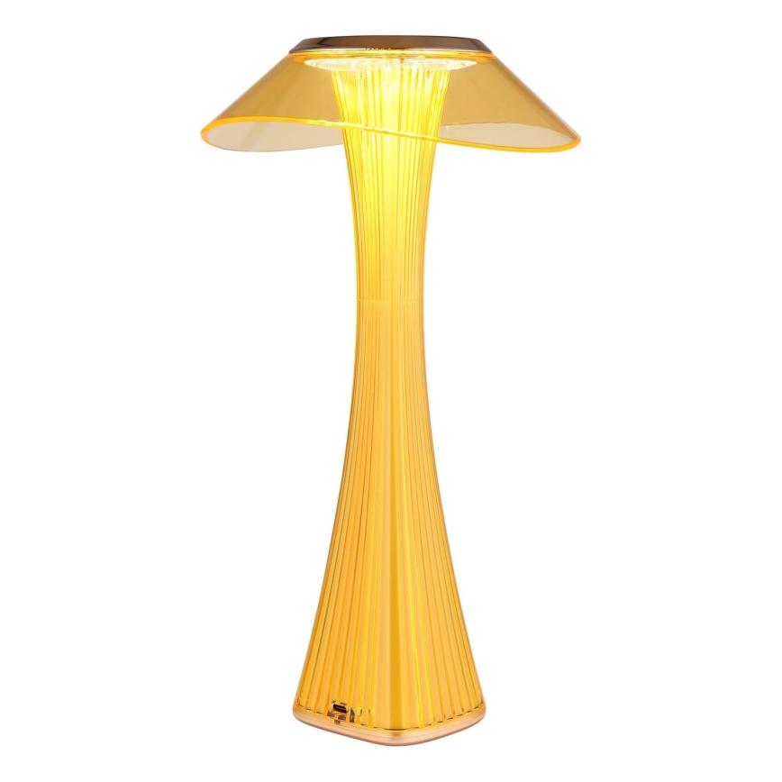 Globo - LED Himmennettävä ja ladattava pöytälamppu LED/2,5W/3,7V 1200mAh 2700K/4500K/6500K kulta