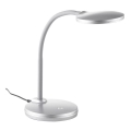 Globo - LED Himmennettävä joustava kosketus pöytävalaisin LED/4,6W/230V hopea