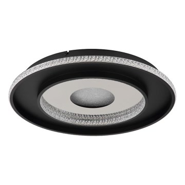 Globo - LED himmennettävä kattovalaisin LED/30W/230V 2700-6500K halkaisija 52,5 cm musta + kaukosäädin