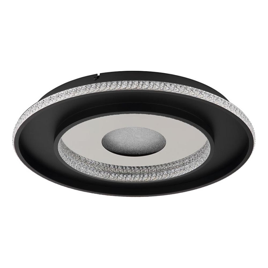 Globo - LED himmennettävä kattovalaisin LED/30W/230V 2700-6500K halkaisija 52,5 cm musta + kaukosäädin