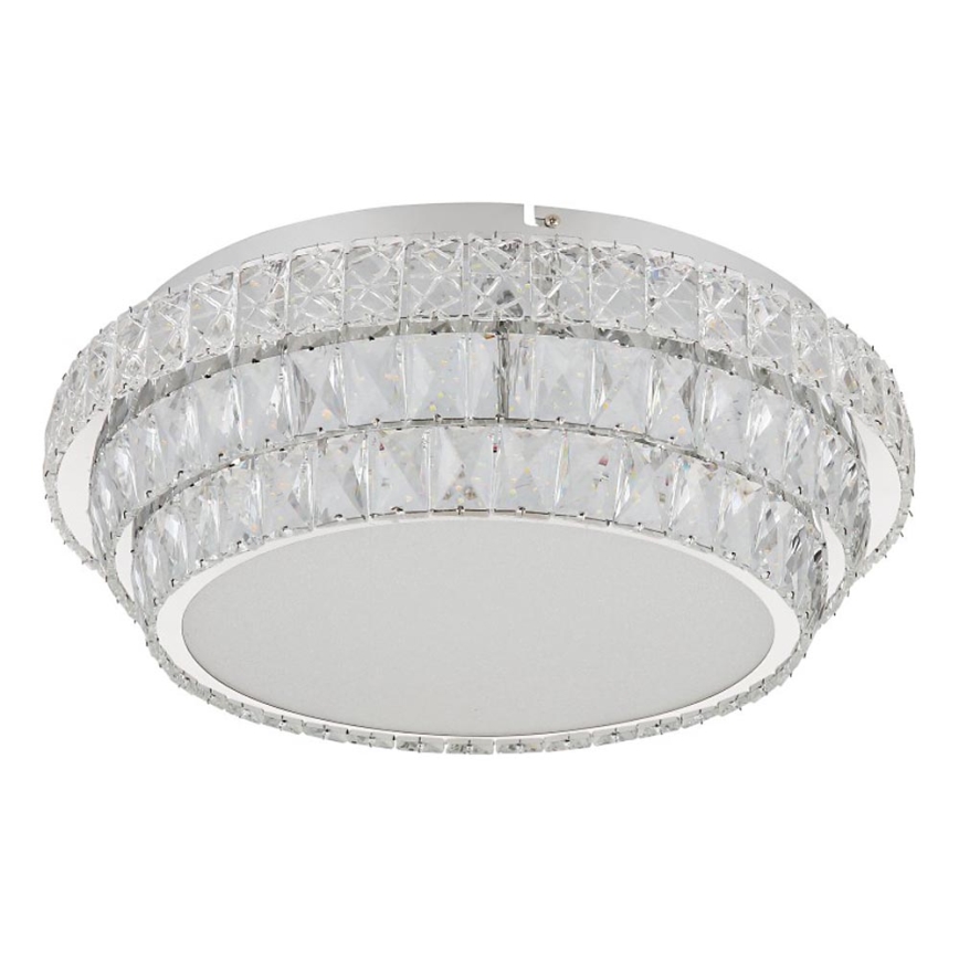 Globo - LED himmennettävä kattovalaisin LED/48W/230V 2700-6000K halkaisija 50 cm valkoinen + kaukosäädin
