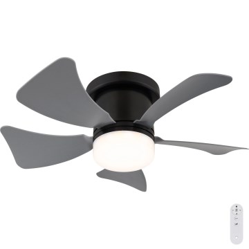 Globo - LED himmennettävä kattovalo LED/10W/230V 3000-6500K harmaa + kauko-ohjaus