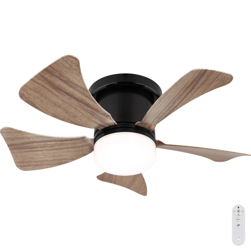 Globo - LED himmennettävä kattovalo LED/10W/230V 3000-6500K ruskea + kauko-ohjaus