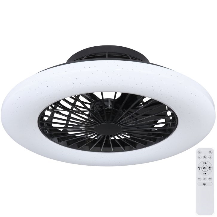 Globo - LED Himmennettävä kattovalo tuulettimella LED/30W/230V 3000-6500K + kaukosäädin
