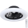 Globo - LED Himmennettävä kattovalo tuulettimella LED/30W/230V 3000-6500K + kaukosäädin