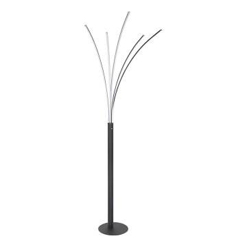 Globo - LED Himmennettävä kosketus lattialamppu LED/36W/230V kiiltävä kromi