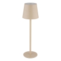 Globo - LED Himmennettävä kosketus ulko lamppu LED/3W/3,7V IP44 1800 mAh USB beige