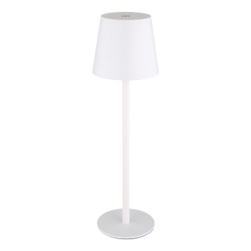 Globo - LED Himmennettävä kosketus ulko lamppu LED/3W/3,7V IP44 1800 mAh USB valkoinen
