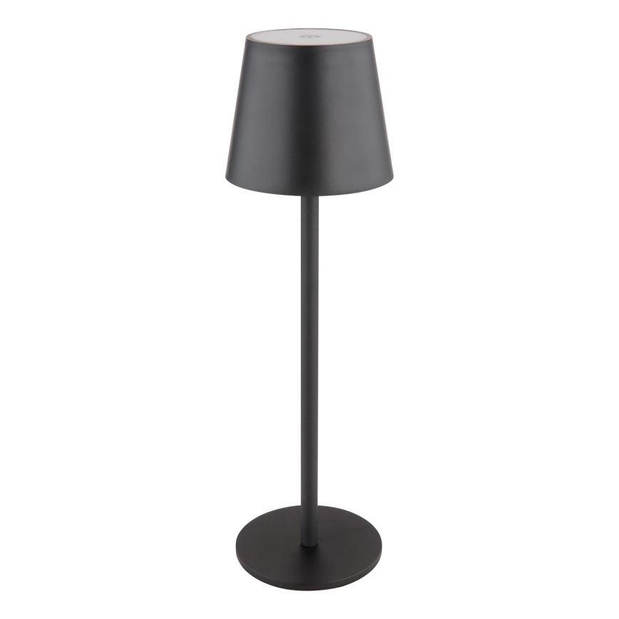 Globo - LED Himmennettävä kosketus ulko lamppu LED/3W/3,7V IP44 1800mAh + USB musta