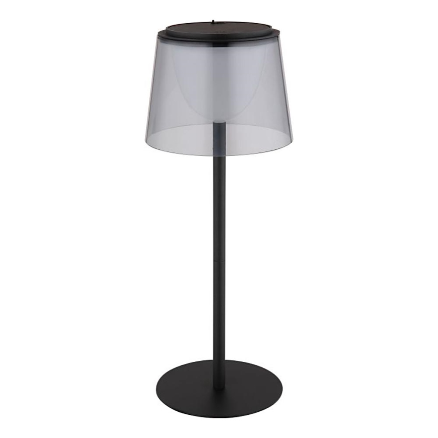 Globo - LED himmennettävä kosketusohjattu ulkokäyttöön tarkoitettu pöytävalaisin LED/1,8W/5V IP44 1800 mAh musta/savunharmaa
