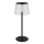 Globo - LED himmennettävä kosketusohjattu ulkokäyttöön tarkoitettu pöytävalaisin LED/1,8W/5V IP44 1800 mAh musta/selkeä