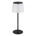 Globo - LED himmennettävä kosketusohjattu ulkokäyttöön tarkoitettu pöytävalaisin LED/1,8W/5V IP44 1800 mAh musta/valkoinen