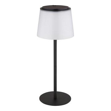 Globo - LED himmennettävä kosketusohjattu ulkokäyttöön tarkoitettu pöytävalaisin LED/1,8W/5V IP44 1800 mAh musta/valkoinen