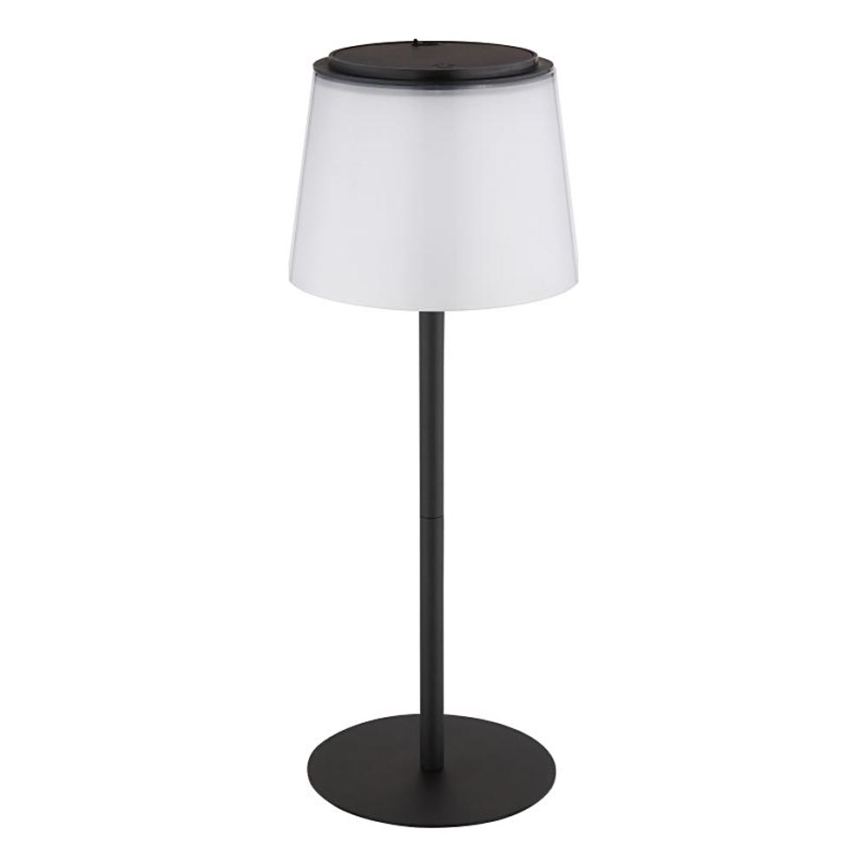 Globo - LED himmennettävä kosketusohjattu ulkokäyttöön tarkoitettu pöytävalaisin LED/1,8W/5V IP44 1800 mAh musta/valkoinen