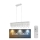 Globo - LED Himmennettävä kristalli kattokruunu johdossa LED/24W/230V 3000-6000K + kauko-ohjaus
