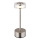 Globo - LED Himmennettävä ladattava kosketuspöytävalaisin LED/2,5W/3,7V 2700/4000/6500K 1800mAh mattakromi