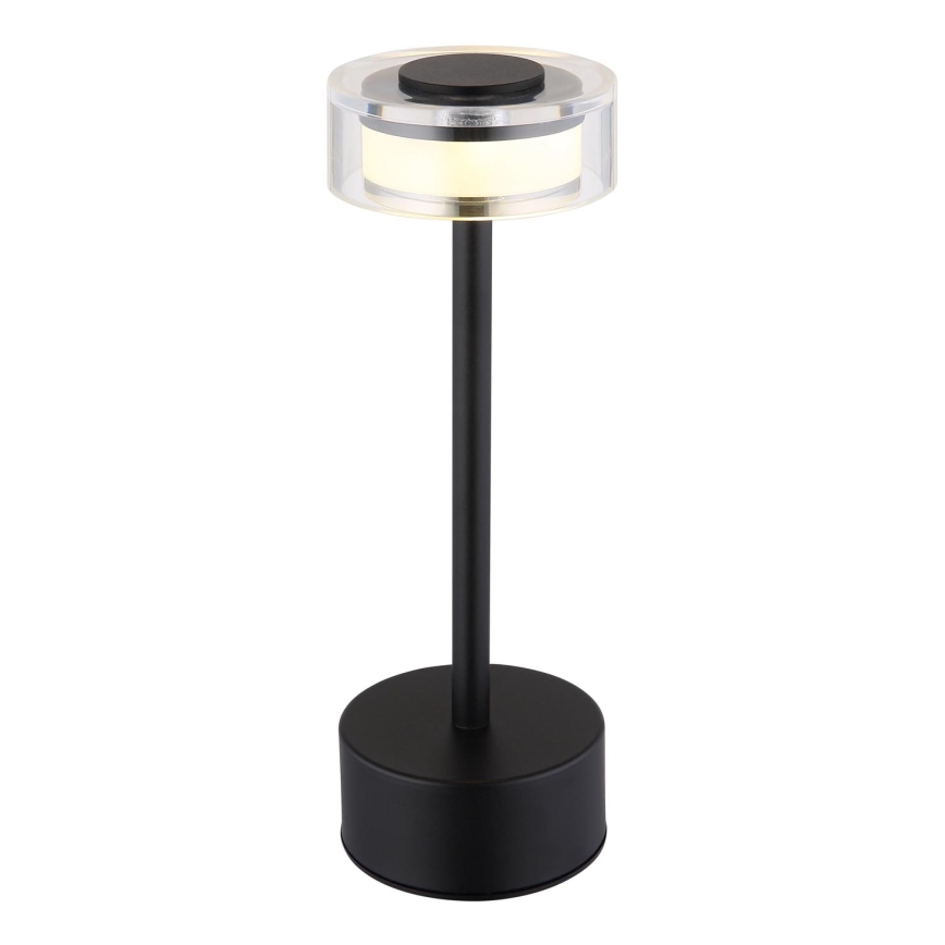Globo - LED Himmennettävä ladattava kosketuspöytävalaisin LED/2,5W/3,7V 2700/4000/6500K 1800mAh musta