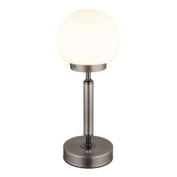 Globo - LED Himmennettävä ladattava kosketuspöytävalaisin LED/2,5W/5V 1800mAh 2700/4000/6500K antrasiitti