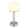 Globo - LED Himmennettävä ladattava kosketuspöytävalaisin LED/2,5W/5V 1800mAh 2800K hopea