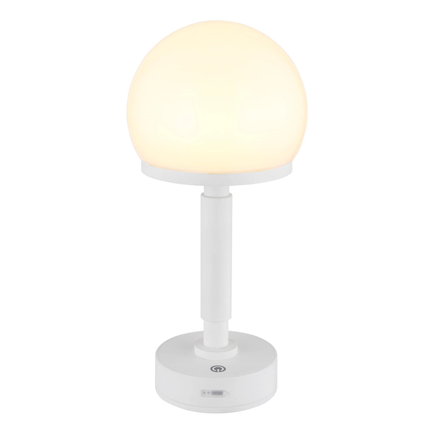 Globo - LED Himmennettävä ladattava kosketuspöytävalaisin LED/2,5W/5V 1800mAh 2800K valkoinen