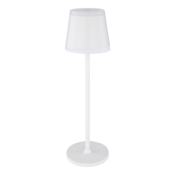 Globo - LED Himmennettävä ladattava kosketuspöytävalaisin LED/4,6W/230V 1800 mAh USB IP54 valkoinen