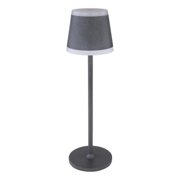 Globo - LED Himmennettävä ladattava kosketuspöytävalaisin LED/4,6W/3,7V 3000K 1800mAh harmaa IP54