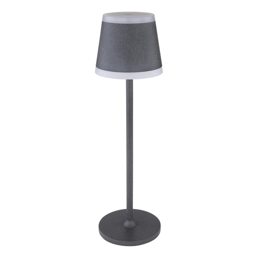 Globo - LED Himmennettävä ladattava kosketuspöytävalaisin LED/4,6W/3,7V 3000K 1800mAh harmaa IP54