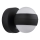 Globo - LED himmennettävä ladattava kosketusseinävalaisin LED/1,4W/5V 1800 mAh musta