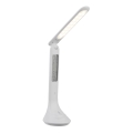 Globo - LED himmennettävä ladattava pöytävalaisin näytöllä LED/4W/230V 2200 mAh valkoinen