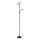 Globo - LED himmennettävä lattiavalaisin LED/20W/230V+ LED/5W 3000/4000/6500K musta