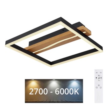 Globo - LED Himmennettävä pinta-asennettava kattokruunu LED/22W/230V 2700-6000K + kaukosäädin