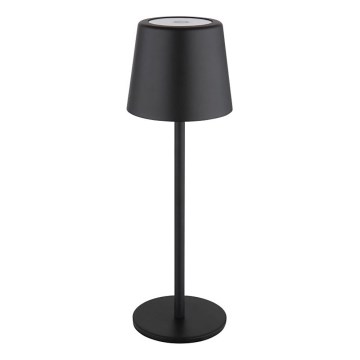 Globo - LED Himmennettävä ulko kosketus pöytävalaisin LED/2W/5V 3000/4000/6000K 2200 mAh IP44 musta