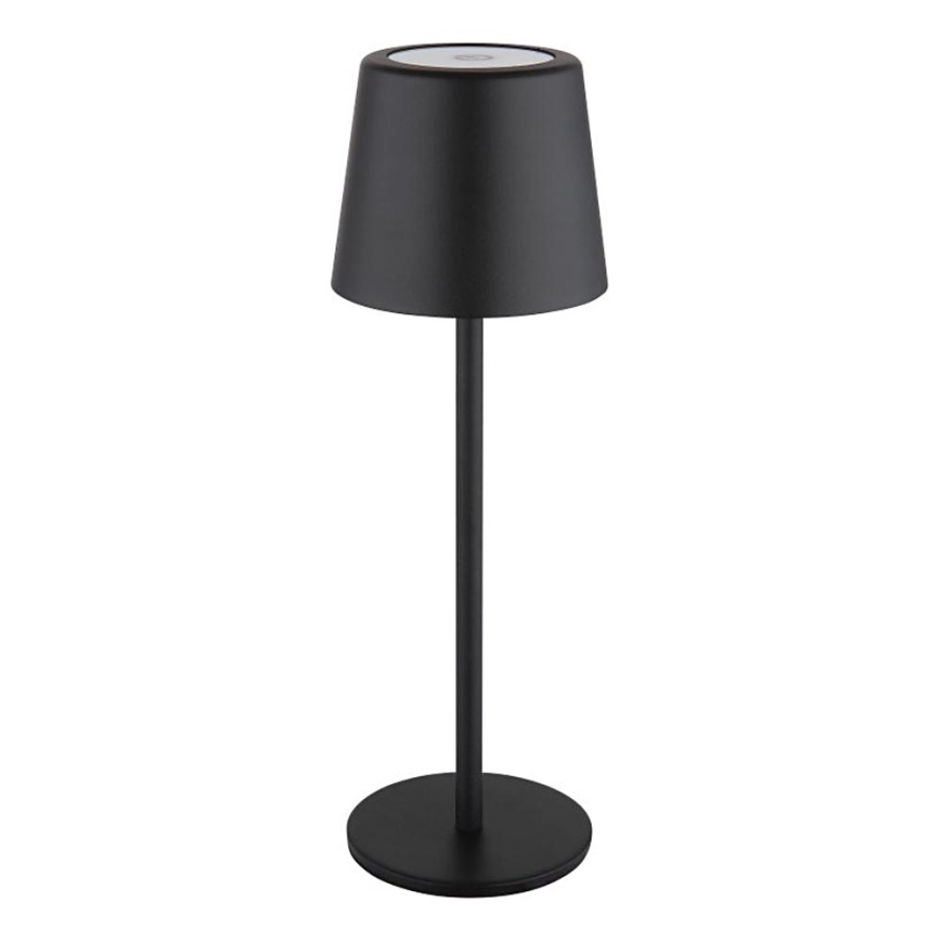 Globo - LED Himmennettävä ulko kosketus pöytävalaisin LED/2W/5V 3000/4000/6000K 2200 mAh IP44 musta