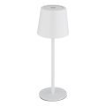 Globo - LED Himmennettävä ulko kosketus pöytävalaisin LED/2W/5V 3000/4000/6000K 2200 mAh IP44 valkoinen