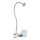 Globo - LED Joustava pieni lamppu klipsillä LED/3W/230V mattakromi